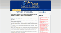 Desktop Screenshot of cyberlibel.com