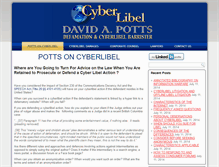 Tablet Screenshot of cyberlibel.com